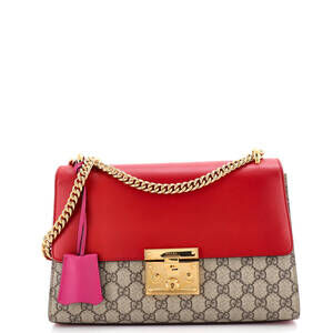Gucci Padlock Shoulder Bag Gg Coated #233663G12B